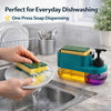 2 - in - 1 Kitchen Soap Dispenser with Sponge Holder & Pump - Wellhomes™