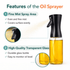 2 - Pack Glass Oil Sprayer Bottle – 2 - in - 1 Spray & Pour Dispenser - Wellhomes™