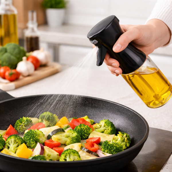 2 - Pack Glass Oil Sprayer Bottle – 2 - in - 1 Spray & Pour Dispenser - Wellhomes™