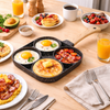 4 - Hole Non - Stick Egg Frying Pan – Multi Section Pancake & Omelette Maker - Wellhomes™