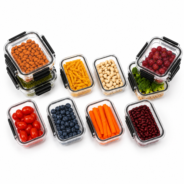 WellHomes™ Airtight Food Storage Containers Set of 12 | BPA Free, Leak Proof