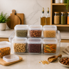 7-in-1 Airtight Food Storage Containers | BPA-Free Kitchen Pantry Organizer Set