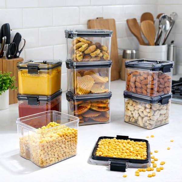 Airtight Kitchen Storage Containers set of 8pcs (400ml)