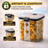 Airtight Food Storage Containers Set (8 pcs, 1100ml) - Wellhomes™