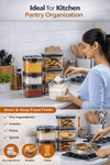 Airtight Kitchen Storage Containers set of 8pcs (400ml) - Wellhomes™