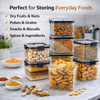 Airtight Kitchen Storage Containers set of 8pcs (400ml) - Wellhomes™