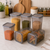 WellHomes™ BPA Free Fridge Storage Containers Set of 6 | Stackable Refrigerator Organizer Boxes with Lids for Fruits, Vegetables, Snacks & Pantry Storage