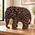 WellHomes™Brwon Human Elephant Sculpture – Intricately Carved Decorative Showpiece for Home Décor