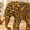 WellHomes™Golden Human Elephant Sculpture – Intricately Carved Decorative Showpiece for Home Décor (Copy)