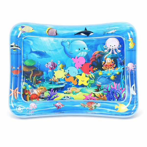 Inflatable Baby Water Play Mat – Tummy Time Activity & Sensory Development Toy - Wellhomes™