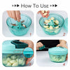 Manual Pull Food Chopper – Multi - Purpose Vegetable & Garlic Cutter - Wellhomes™