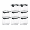 Wellhomes™ Airtight Food Storage Containers Set (8 pcs, 700ml) - Wellhomes™