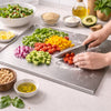 Wellhomes™ Stainless Steel (41*31 )cm Chopping Board for chopping Vegetables - Wellhomes™