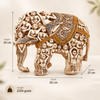 WellHomes™ Human Elephant Sculpture – Intricately Carved Decorative Showpiece for Home Décor