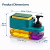 2 - in - 1 Kitchen Soap Dispenser with Sponge Holder & Pump - Wellhomes™