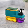 2 - in - 1 Kitchen Soap Dispenser with Sponge Holder & Pump - Wellhomes™