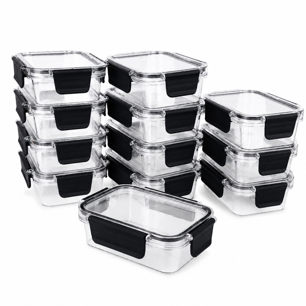 WellHomes™ Airtight Food Storage Containers Set of 12 | BPA Free, Leak Proof