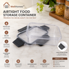 WellHomes™ Airtight Food Storage Containers Set of 12 | BPA Free, Leak Proof