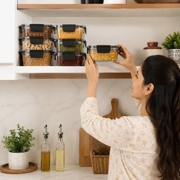 WellHomes™ Airtight Food Storage Containers Set of 12 | BPA Free, Leak Proof
