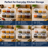 7-in-1 Airtight Food Storage Containers | BPA-Free Kitchen Pantry Organizer Set
