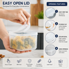 7-in-1 Airtight Food Storage Containers | BPA-Free Kitchen Pantry Organizer Set