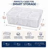 7-in-1 Airtight Food Storage Containers | BPA-Free Kitchen Pantry Organizer Set