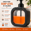 Black Automatic Liquid Soap Dispenser | Refillable Handwash Dispenser