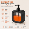 Black Automatic Liquid Soap Dispenser | Refillable Handwash Dispenser