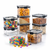 Airtight Kitchen Storage Containers set of 8pcs (400ml)