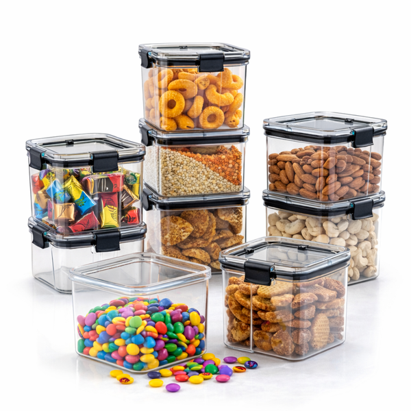 Airtight Kitchen Storage Containers set of 8pcs (400ml)