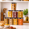 Airtight Food Storage Containers Set (8 pcs, 1100ml) - Wellhomes™