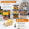 Airtight Kitchen Storage Containers set of 8pcs (400ml) - Wellhomes™