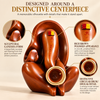 WellHomes™ Wooden Lord Ganesha with Sehanai Statue – Premium Brown Ganesh Idol for Home Décor & Gifting