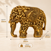 WellHomes™Golden Human Elephant Sculpture – Intricately Carved Decorative Showpiece for Home Décor (Copy)