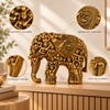 WellHomes™Golden Human Elephant Sculpture – Intricately Carved Decorative Showpiece for Home Décor (Copy)
