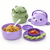 Kids Lunch Box with Feeding Bowl Set – Cartoon Design with Lid & Spoon (BPA - Free) - Wellhomes™