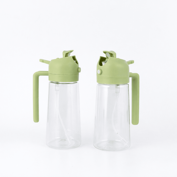 Pack of 2 Oil Dispenser Bottles – 2 - in - 1 Spray & Pour | BPA Free Kitchen Oil Sprayer - Wellhomes™