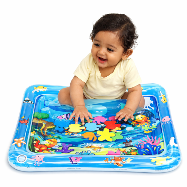Inflatable Baby Water Play Mat – Tummy Time Activity & Sensory Development Toy