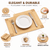 Premium Dining Table Mat (Buy 1 Get 1 Free) – Heat Resistant, Waterproof & Easy Clean Table Mat - Wellhomes™