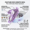 Premium Stainless Steel Bento Lunch Box with Integrated Utensils & Leak - Proof Snack Container – 650ml - Wellhomes™