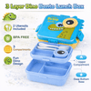 Super Dino Cartoon Lunch Box | Kids Food Storage Box with Secure Lock - Wellhomes™