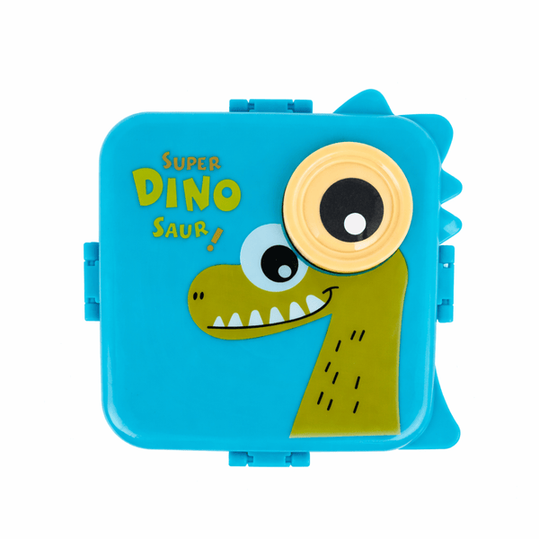 Super Dino Cartoon Lunch Box | Kids Food Storage Box with Secure Lock - Wellhomes™