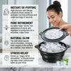 Wellhomes™ 2 - in - 1 Collapsible Silicone Ice Face Wash Bowl - Integrated Ice Maker Lid for Cold Therapy, De - Puffing & Pore Tightening - Wellhomes™
