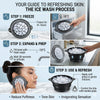 Wellhomes™ 2 - in - 1 Collapsible Silicone Ice Face Wash Bowl - Integrated Ice Maker Lid for Cold Therapy, De - Puffing & Pore Tightening - Wellhomes™