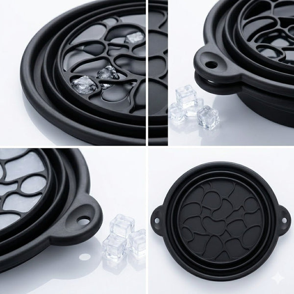 Wellhomes™ 2 - in - 1 Collapsible Silicone Ice Face Wash Bowl - Integrated Ice Maker Lid for Cold Therapy, De - Puffing & Pore Tightening - Wellhomes™