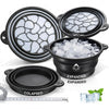 Wellhomes™ 2 - in - 1 Collapsible Silicone Ice Face Wash Bowl - Integrated Ice Maker Lid for Cold Therapy, De - Puffing & Pore Tightening - Wellhomes™