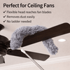 Wellhomes™ Extendable Flexible Microfiber Duster – Long Handle Dust Cleaner for Home - Wellhomes™