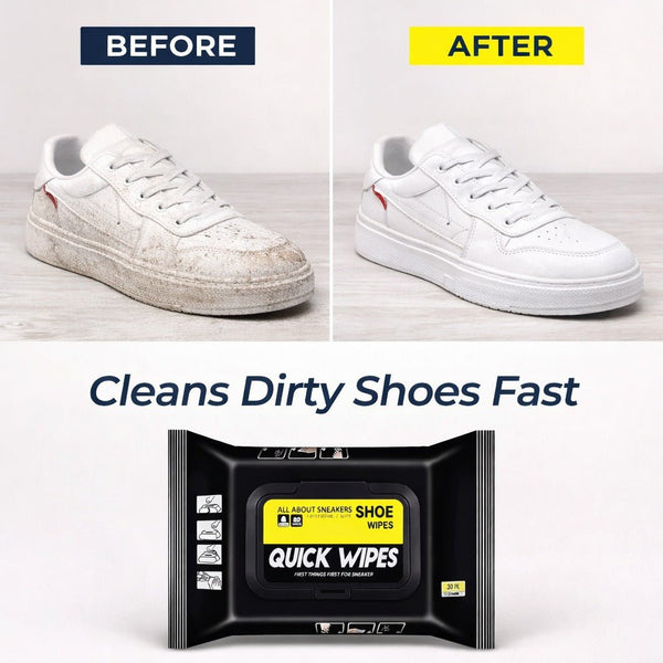 Wellhomes™ Quick Shoe Cleaning Wipes – Instant Sneaker & Shoe Cleaner ( Buy 1 Get 1 Free) - Wellhomes™