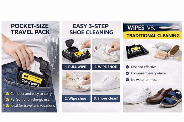 Wellhomes™ Quick Shoe Cleaning Wipes – Instant Sneaker & Shoe Cleaner ( Buy 1 Get 1 Free) - Wellhomes™