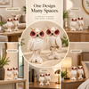 WellHomes™ White Decorative Owl Showpiece Set of 2 | Elegant Owl Figurines for Home Décor